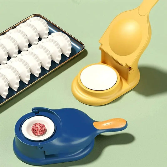 1pc Manual Dumpling Maker Kit - 2-in-1 Easy Press
